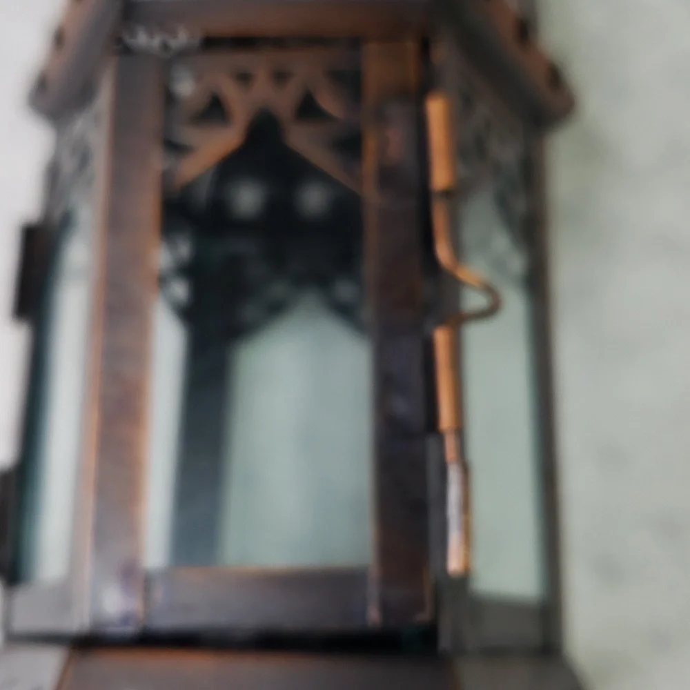 Hanging Lantern Hexagon Bottom Domed Top